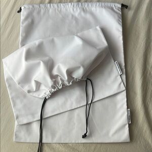 2 New Alexander Wang White Shoe Bags